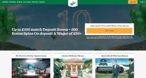The Landing Page at Mr Green Casino