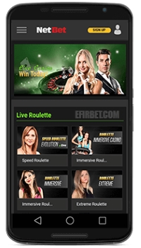 A native app is available for NetBet' customers using iOS devices