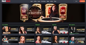 What kind of live dealer games are available at NetBet Casino?