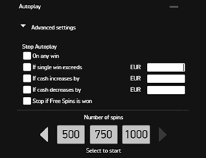 NetEnt's Dead or Alive slot has an autospin function