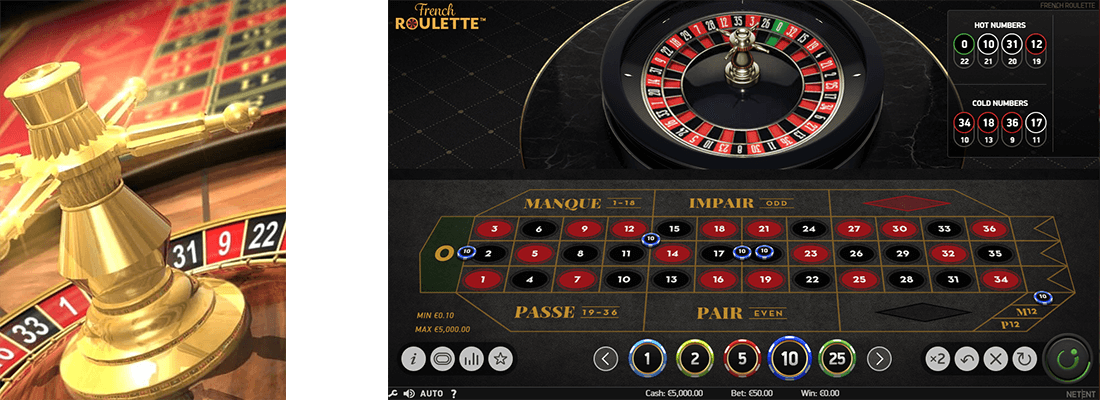 NetEnt’s French Roulette layout