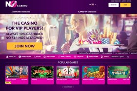 No Bonus Casino returns 10% of the losses back to the player