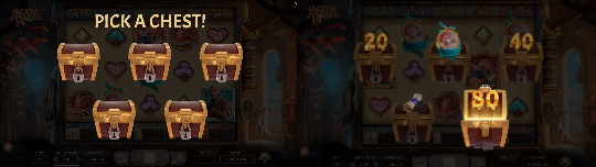 the Pick a Chest feature