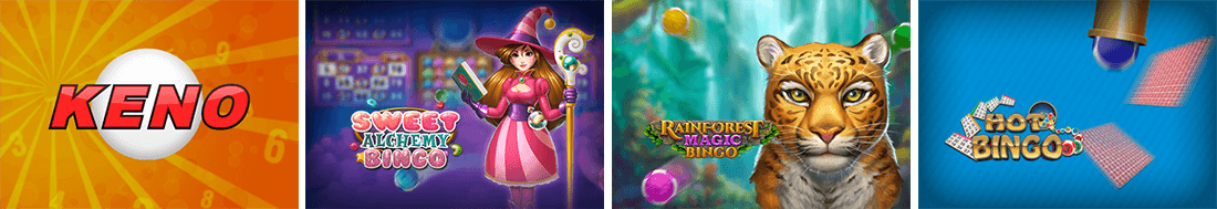 Play'n GO's table games collection includes Keno and Bingo games