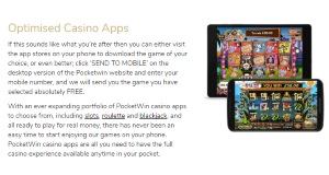 PocketWin Mobile Apps