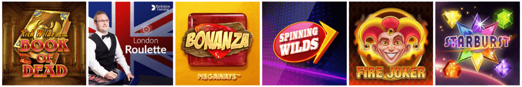 The Queen Vegas Casino games portfolio is very impressive.