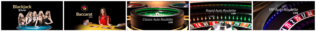 Thrilling live casino with many high quality games at Reel Vegas Casino