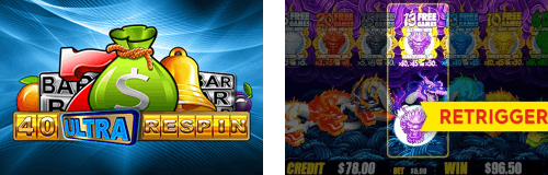 Difference between Respins and Retriggers