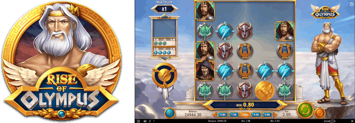 Rise of Olympus slot made by Play'n Go