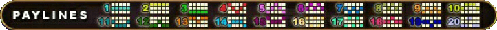 The Aztec's Treasure RTG slot has 20 paylines