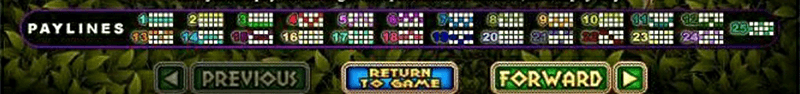 The RTG slot Spirit of the Inca has 25 paylines