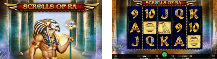 Scrolls of Ra is a slot game developed by iSoftBet