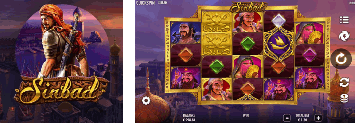 Quickspin has produced a game named Sinbad Slot