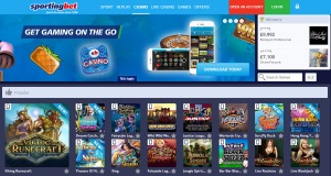 Sportingbet homepage