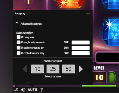 Starburst Autoplay Features