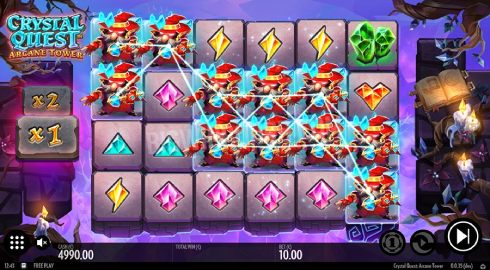 Crystal Quest slot is developed by Thunderkick