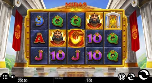 Midas Golden Touch is a slot game developed by Thunderkick