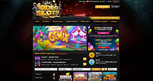 VideoSlots Casino homepage