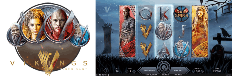 The slot is inspired by the famous TV series - Vikings
