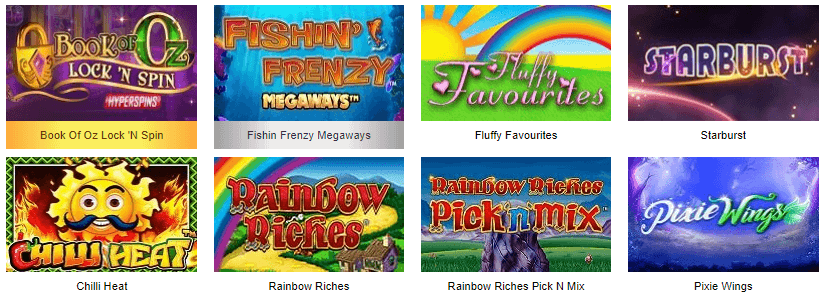 You can play over 300 games at Welcome Slots Casino