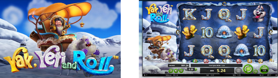 Yak, Yeti and Roll is a slot game produced by Betsoft
