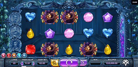 The Beauty & the Beast slot by Yggdrasil has a standard 5x3 reel layout