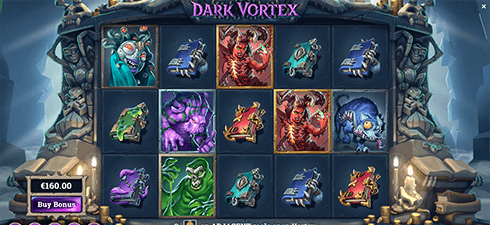 Yggdrasil’s slot Dark Vortex has a 5x3 layout wich can grow to a 5x5 pattern